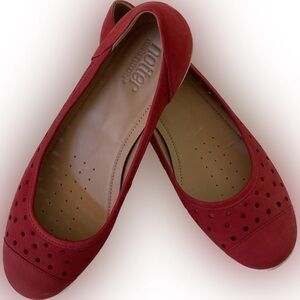 Hotter Comfort Concepts Livvy Red Leather Walking Shoe